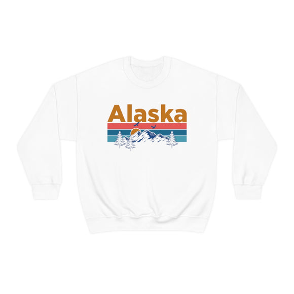 Alaska Sweatshirt - Mountain & Birds Unisex