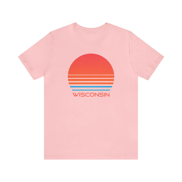 Wisconsin Shirt - Retro 80s Unisex Wisconsin T-Shirt