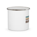 Mammoth, California Camp Mug - Retro Enamel Camping Mammoth Mug-2
