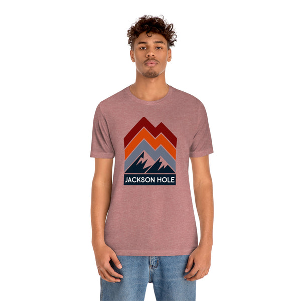 Jackson Hole, Wyoming T-Shirt - Retro Mountain Unisex Jackson Hole Shirt