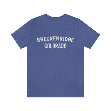Breckenridge, Colorado Shirt - Paint Text Unisex Breckenridge T-Shirt