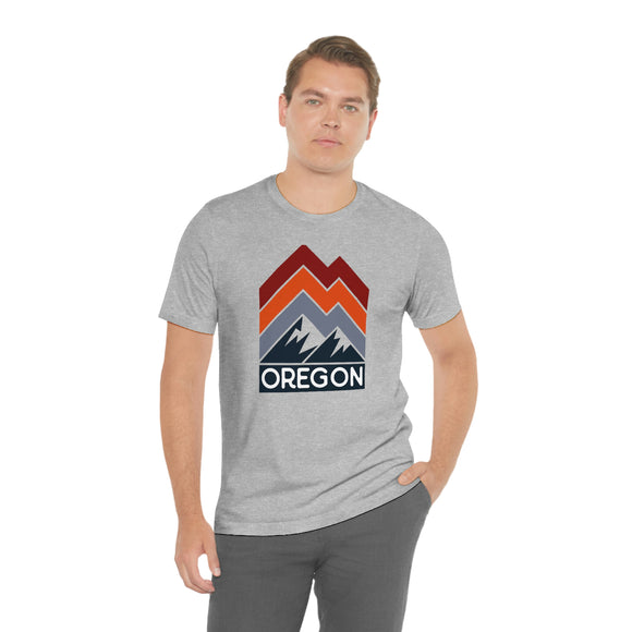 Oregon T-Shirt - Retro Mountain Unisex Oregon Shirt