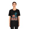 Maui, Hawaii T-Shirt - Retro Palm Tree & Beach Unisex Maui Shirt