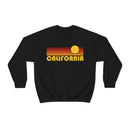 California Sweatshirt - Retro Sunset Unisex-9