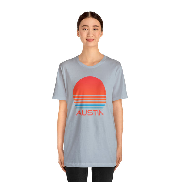 Austin, Texas T-Shirt - Retro 80s Unisex Austin Shirt