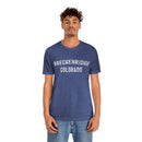 Breckenridge, Colorado Shirt - Paint Text Unisex Breckenridge T-Shirt-3