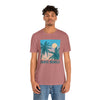 Santa Monica, California T-Shirt - Retro Palm Tree & Beach Unisex Santa Monica Shirt