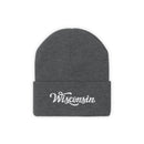 Wisconsin Beanie - Adult Hand Lettered Embroidered Wisconsin Knit Hat-5