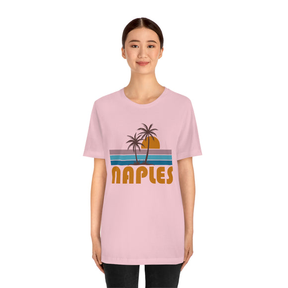 Naples, Florida T-Shirt - Retro Palm Tree Unisex Naples Shirt