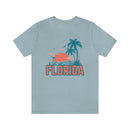 Florida T-Shirt - Retro Palm Tree & Beach Unisex Florida Shirt-1