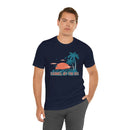 Carmel-by-the-Sea, California T-Shirt - Retro Palm Tree & Beach Unisex Carmel-by-the-Sea Shirt-90