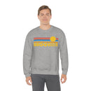 Brooklyn, New York Sweatshirt - Retro Sunrise Unisex-20