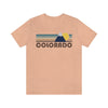 Colorado T-Shirt - Retro Mountain v2 Unisex Colorado Shirt