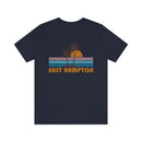 East Hampton, New York T-Shirt - Retro Palm Tree Unisex East Hampton Shirt-46