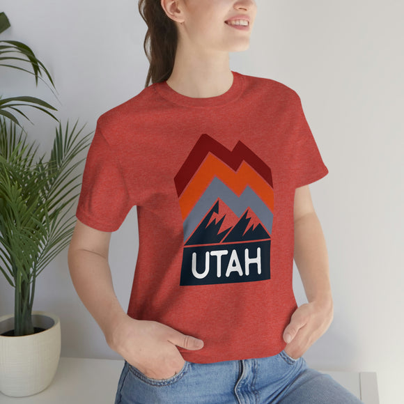 Utah T-Shirt - Retro Mountain Unisex Utah Shirt