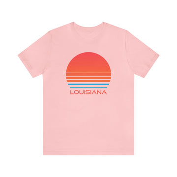 Buy pink Louisiana T-Shirt - Retro 80s Unisex Louisiana Shirt