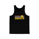 Sarasota, Florida Tank Top - Unisex Sarasota Tank Top Retro Sun-3