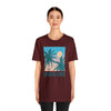 Santa Cruz, California T-Shirt - Retro Palm Tree & Beach Unisex Santa Cruz Shirt