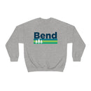 Bend, Oregon Sweatshirt - Retro Trees Unisex-17