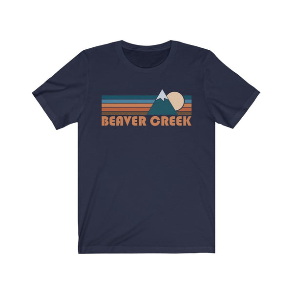 Beaver Creek, Colorado T-Shirt - Retro Mountain Adult Unisex Beaver Creek T Shirt