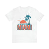 Miami, Florida T-Shirt - Retro Palm Tree & Beach Unisex Miami Shirt