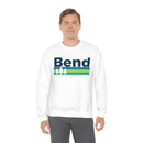 Bend, Oregon Sweatshirt - Retro Trees Unisex-4