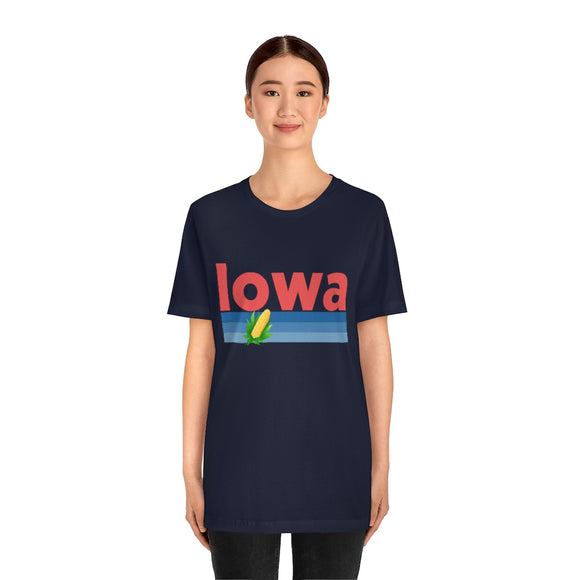 Iowa T-Shirt - Retro Corn Unisex Iowa Shirt