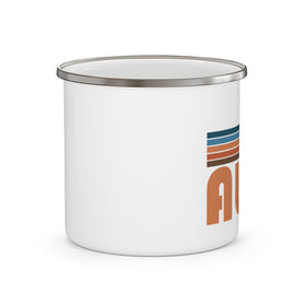 Alta, Utah Camp Mug - Retro Mountain Enamel Campfire Alta Mug