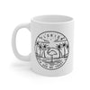 Florida Mug - State Design White Ceramic Florida Mug (11oz & 15oz)