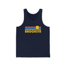 Brooklyn, New York Tank Top - Unisex Brooklyn Tank Top Retro Sun-1