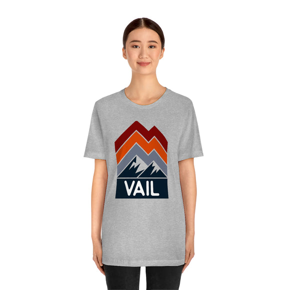 Vail, Colorado T-Shirt - Retro Mountain Unisex Vail Shirt
