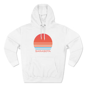 Premium Sarasota, Florida Hoodie - Retro 80s Unisex Sweatshirt