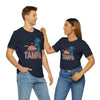 Tampa, Florida T-Shirt - Retro Palm Tree & Beach Unisex Tampa Shirt