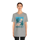 Siesta Key, Florida T-Shirt - Retro Palm Tree & Beach Unisex Siesta Key Shirt-63
