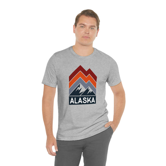 Alaska T-Shirt - Retro Mountain Unisex Alaska Shirt