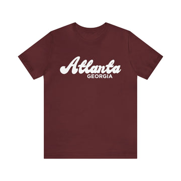 Buy maroon Atlanta, Georgia T-Shirt - Retro Unisex Atlanta T Shirt