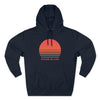 Premium Rhode Island Hoodie - Retro 80s Unisex Sweatshirt