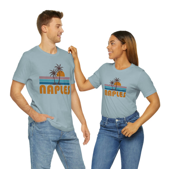 Naples, Florida T-Shirt - Retro Palm Tree Unisex Naples Shirt