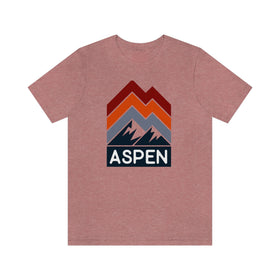 Aspen, Colorado T-Shirt - Retro Mountain Unisex Aspen Shirt