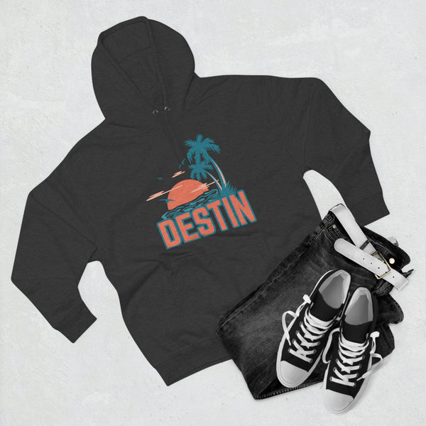 Premium Destin, Florida Hoodie Hoodie - Palm Tree Unisex Sweatshirt