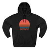 Premium Detroit, Michigan Hoodie - Retro 80s Unisex Sweatshirt