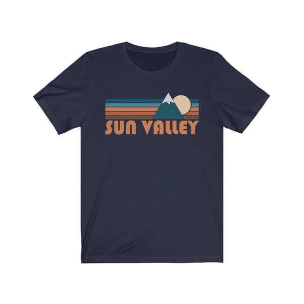 Sun Valley, Idaho T-Shirt - Retro Mountain Adult Unisex Sun Valley T Shirt