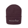 Breckenridge, Colorado Knit Beanie - Adult Embroidered Snowflake Breckenridge Knit Hat
