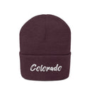 Colorado Beanie - Adult Embroidered Colorado Knit Hat-2