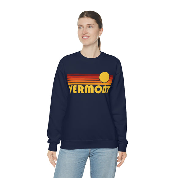 Vermont Sweatshirt - Retro Sunset Unisex