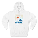 Premium Boulder, Colorado Hoodie - Min Mountain Unisex Sweatshirt-4