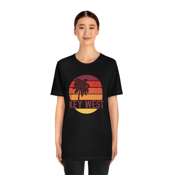 Key West, Florida T-Shirt - Retro Palm Tree Unisex Key West Shirt