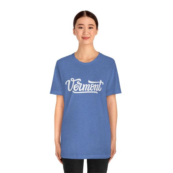 Vermont T-Shirt - Hand Lettered Unisex Vermont Shirt