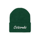 Colorado Beanie - Adult Embroidered Colorado Knit Hat-13