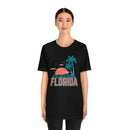 Florida T-Shirt - Retro Palm Tree & Beach Unisex Florida Shirt-19